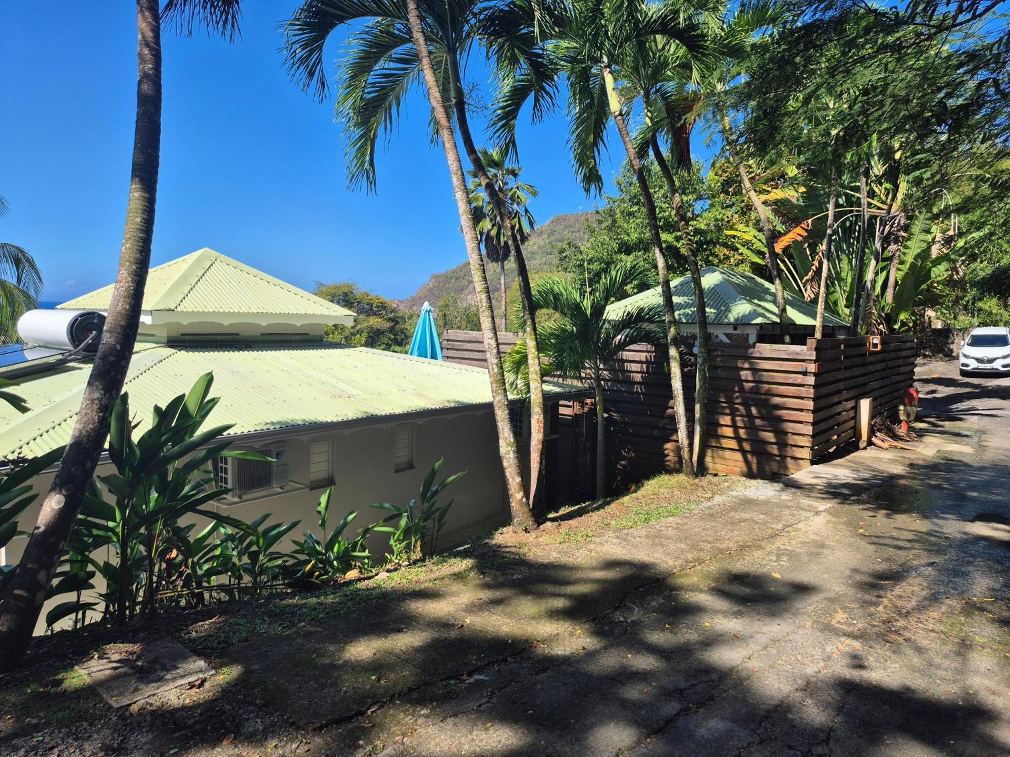 Villa Cannelle, Piscine, Vue Mer Deshaies Eksteriør billede
