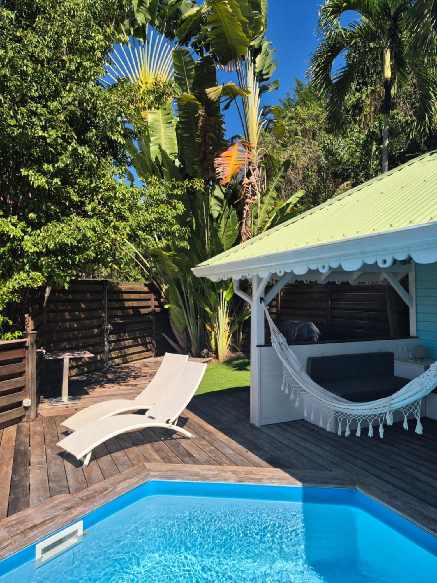 Villa Cannelle, Piscine, Vue Mer Deshaies Eksteriør billede