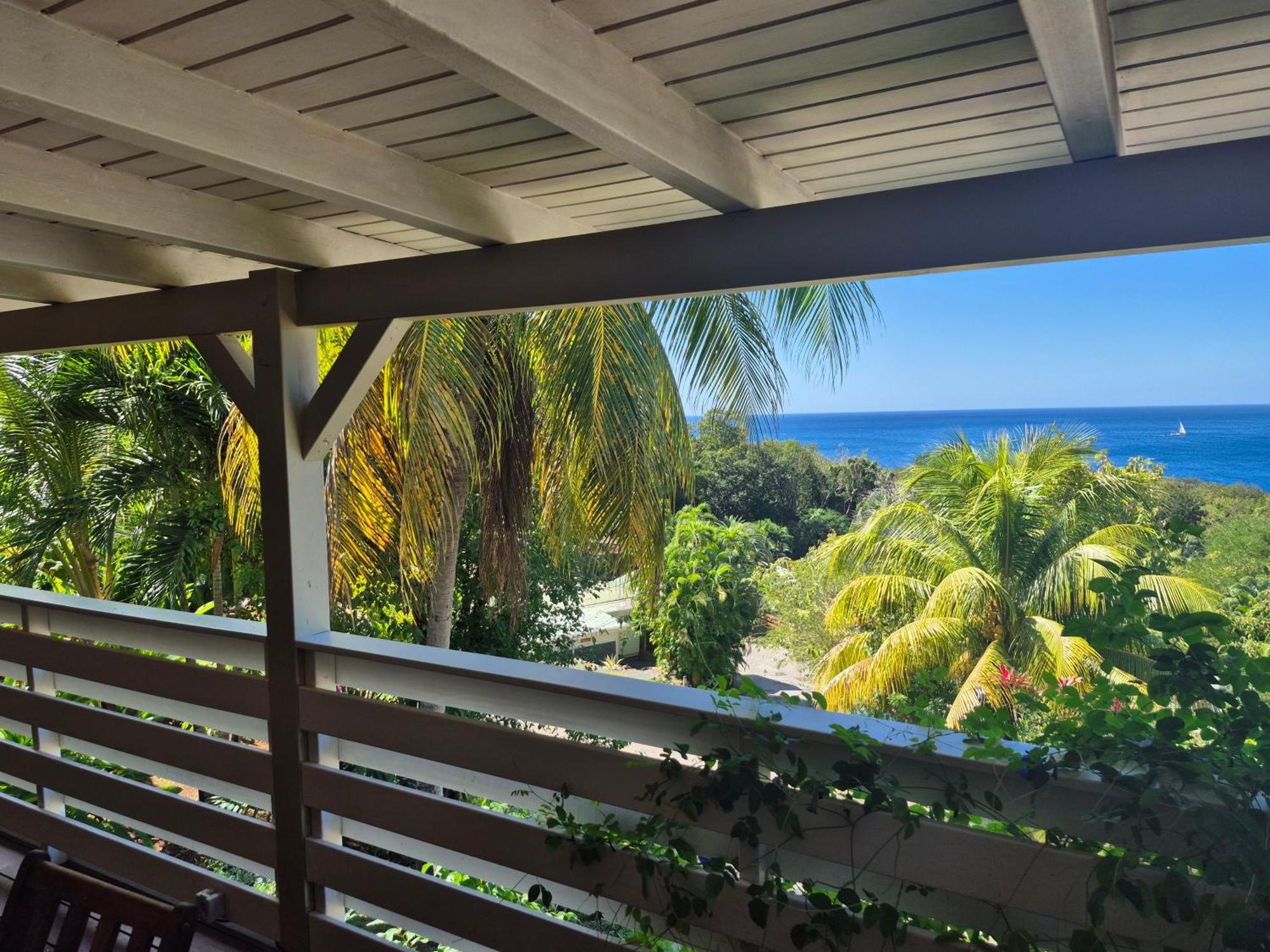 Villa Cannelle, Piscine, Vue Mer Deshaies Eksteriør billede