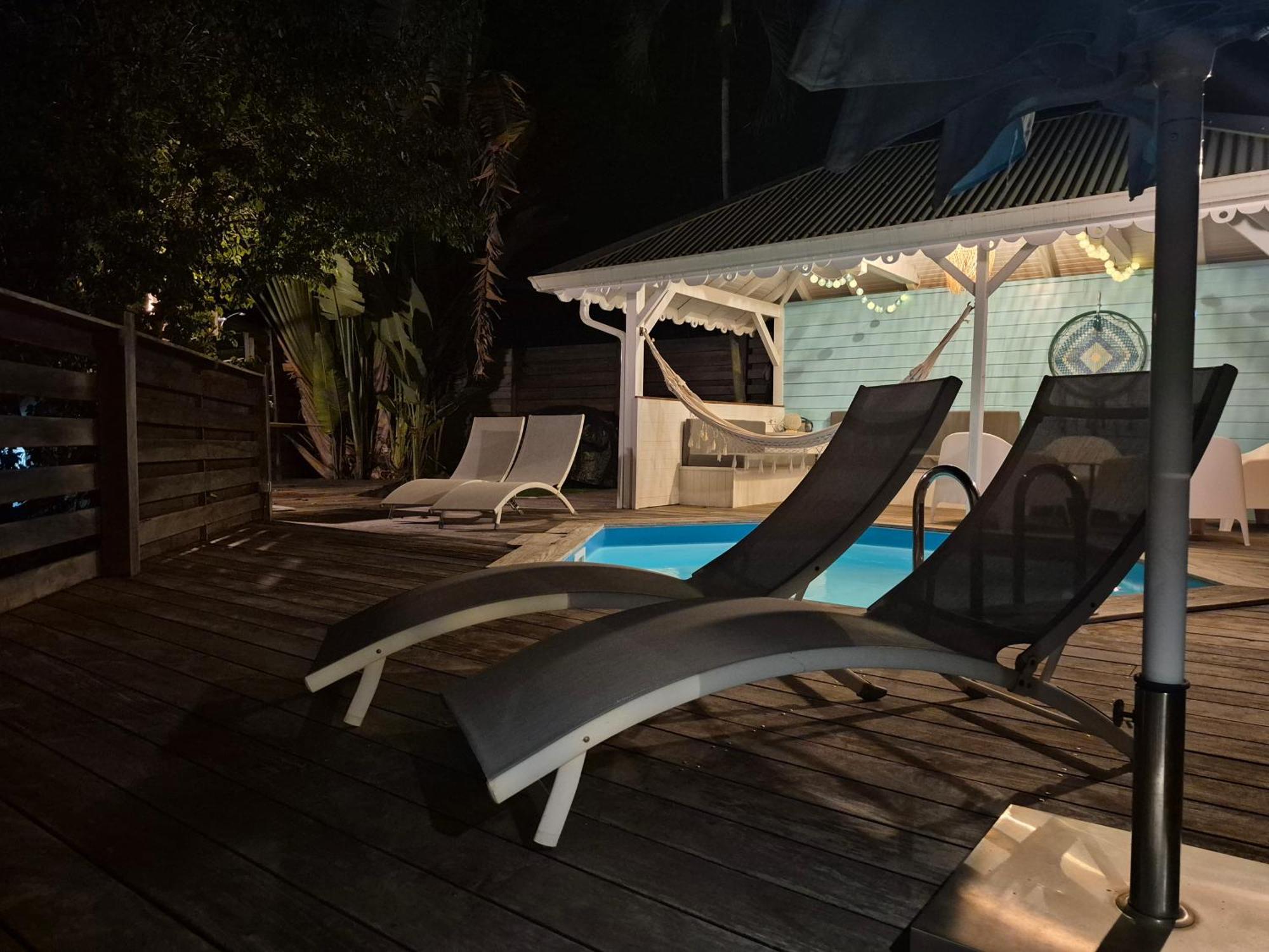 Villa Cannelle, Piscine, Vue Mer Deshaies Eksteriør billede