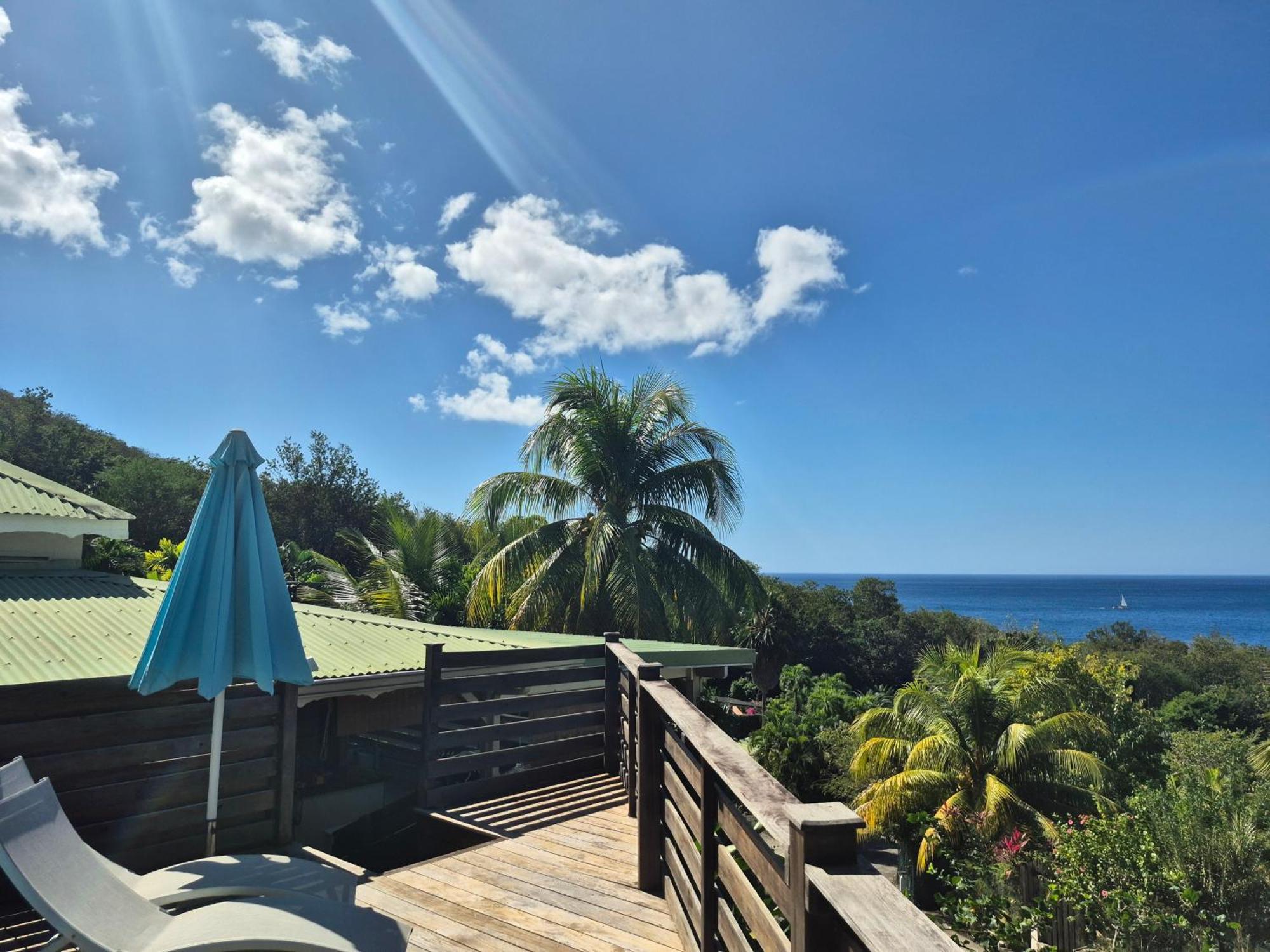 Villa Cannelle, Piscine, Vue Mer Deshaies Eksteriør billede